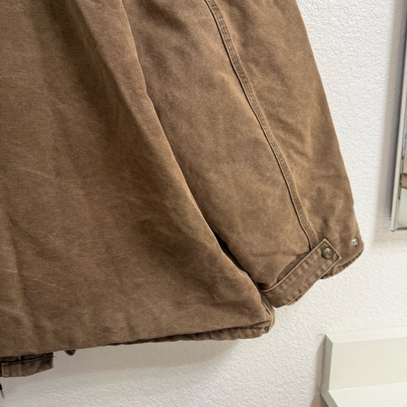 Vintage Carhartt Barn Coat – Brown Duck Canvas, Corduroy Collar, 3XL (CB2582) - Picture 8 of 16